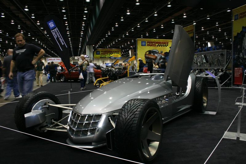 Illustration for article titled Cadillac VSR Hot Rod Concept
